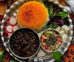 چلو قورمه سبزی
